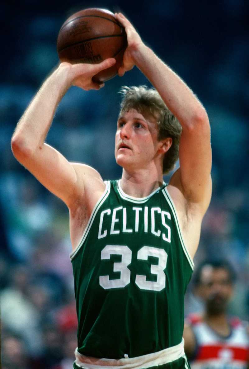 Larry Bird is a legendary basketball player.